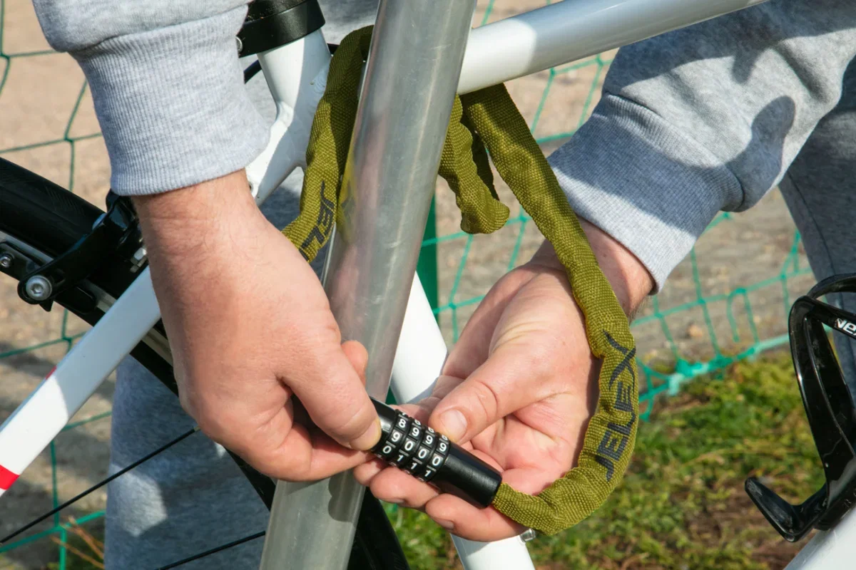 JELEX Dr.Security Fahrradschloss (grün)