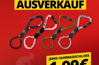 Schnäppchen, Deals und Rabattcodes des Tages - Jelex Dr. Security Fahrradschloss Ausverkauf