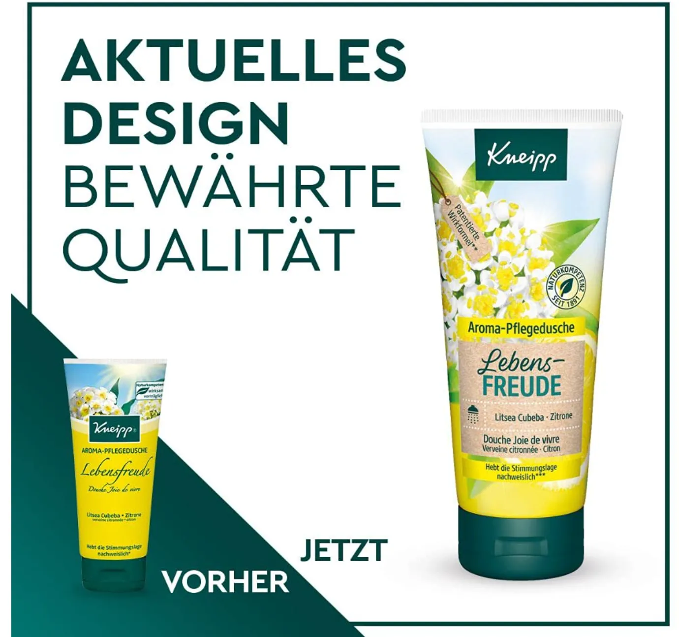 Kneipp Aroma Pflegedusche Lebensfreude – Reisegröße (50ml) ab 0,72 € inkl. Prime-Versand (statt 1,19 €)