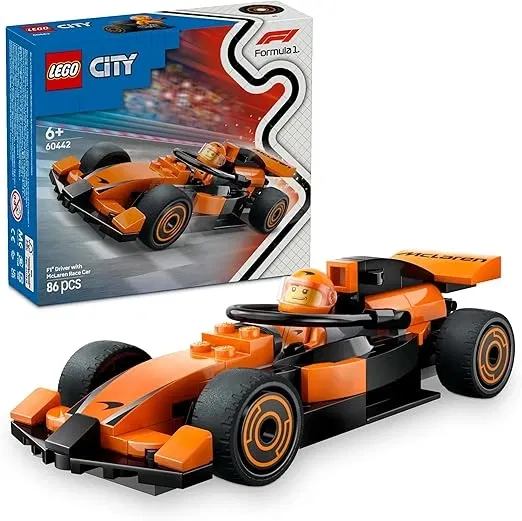 LEGO City – F1 Rennfahrer mit McLaren Rennauto (60442) für 8,89 € inkl. Prime-Versand