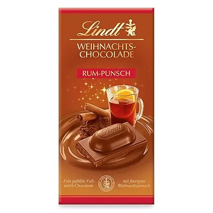 Schnäppchen, Deals und Rabattcodes des Tages - Lindt Weihnachts-Chocolade Punsch Tafel