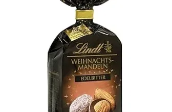 3*100g Lindt Weihnachts-Mandeln Edelbitter geröstete Mandeln in dunkler Cococrème & Edelbitter- (300g) für 5,49 € inkl. Prime-Versand (statt 15,00 €)