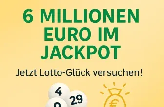 Lotto24 Neukunden: 3 Felder Lotto 6aus49 für 1 € (statt 4,70 €) | aktuell 6 Millionen Euro im Jackpot