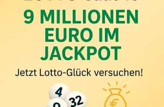 Lotto24 Neukunden: 3 Felder Lotto 6aus49 für 1 € (statt 4,70 €) | aktuell 9 Millionen Euro im Jackpot