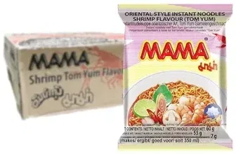 MAMA Instant Nudeln Garnelen 30er Pack (30x60g) für 10,70 € inkl. Prime-Versand