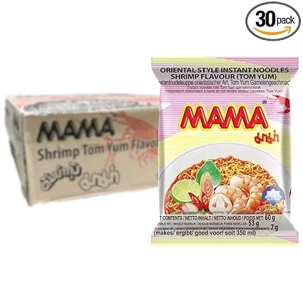 MAMA Instant Nudeln Garnelen 30er Pack (30x60g) für 10,70 € inkl. Prime-Versand