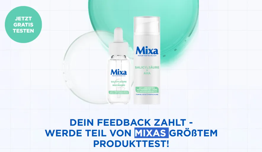 Mixa Face Mass-Sampling: 28.000 Gratis-Sets der Anti-Unreinheiten Serie [Bewerbung nötig]