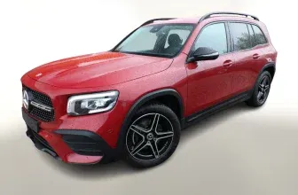Mercedes-Benz GLB 200 DCT AMG Line, 177 PS, EZ 01/25, rot, automatisch, 42.988,00 €