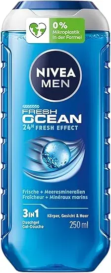 NIVEA MEN Fresh Ocean Duschgel revitalisierende Pflegedusche (250ml) ab 1,53 € inkl. Prime-Versand (statt 2,25 €)