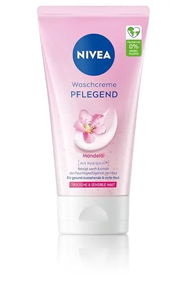 NIVEA Pflegende Waschcreme mit Mandelöl sanfte Gesichtsreinigung für trockene und sensible Haut(150ml) ab 3,00 € inkl. Prime-Versand (statt 6,32 €)