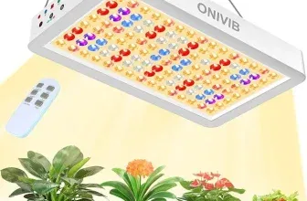 ONIVIB LED Grow Vollspektrum Pflanzenlampe (240 LEDs, 75W) für 19,99 € inkl. Prime-Versand (statt 39,99 €)