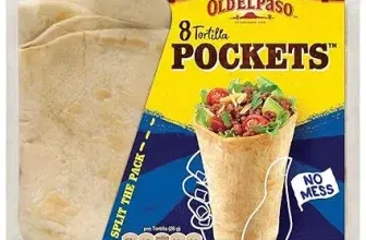 Old El Paso Weizen Tortilla Pockets Mexikanische Wraps mit Boden (223g) ab 2,33 € inkl. Prime-Versand