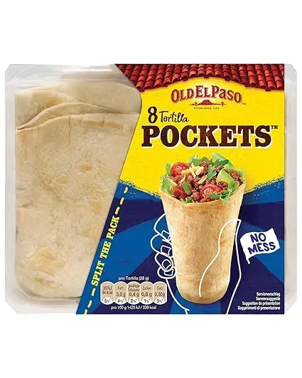Entdecke die besten Schnäppchen mit Old El Paso Weizen Tortilla Pockets! Schnäppchen, Deals Und Rabattcodes Des Tages - Old El Paso Weizen Tortilla Pockets Mexikanische Wraps Mit Boden
