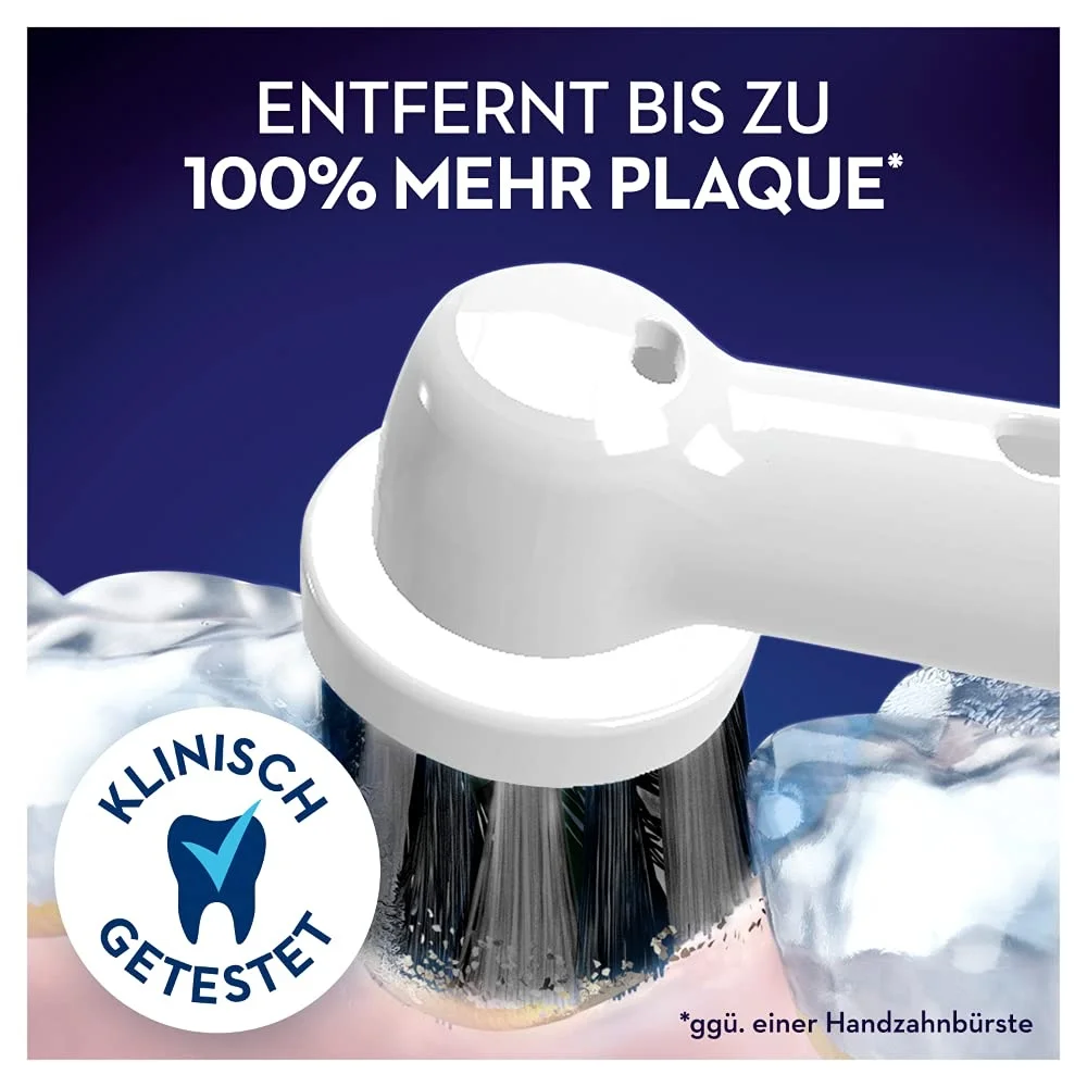 Acht Oral-B Pure Clean Ersatzbürsten für elektrische Zahnbürsten