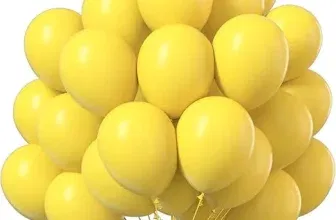 PartyWoo Luftballons Gelb 50 Stück für 2,99 € inkl. Prime-Versand (statt 7,69 €)