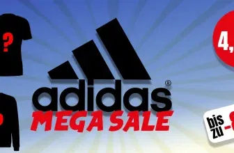Picksport: Adidas Mega Sale mit Produkten ab 4,99 € + 5,5 % Newsletter-Rabatt