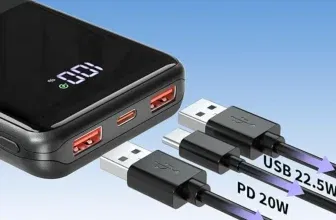 Power Bank 20000mAh 22.5W für 7,99 € inkl. Prime-Versand (statt 16,00 €)