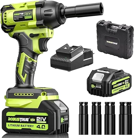 Robustrue 21V Akku Schlagschrauber (550Nm & 4Ah Akku) für 39,99 € inkl. Prime-Versand (statt 80,00 €)