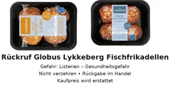 Schnäppchen, Deals und Rabattcodes des Tages - Rückruf Globus Lykkeberg Fischfrikadellen
