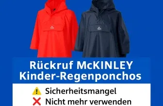 Schnäppchen, Deals und Rabattcodes des Tages - Kinder Regenponchos von McKINLEY