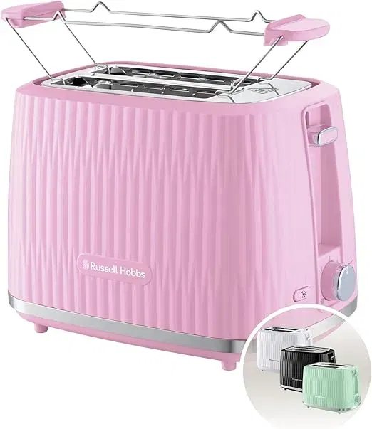 Russell Hobbs Toaster [für 2 Scheiben] Eden (6 Bräunungsstufen Hebefunktion Auftau- Aufwärm- & Stoppfunktion) für 19,99 € inkl. Prime-Versand (statt 31,00 €)