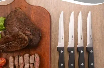 SanheKit Steakmesser-12er Set, Edelstahl mit hohem Kohlenstoffgehalt für 9,90 € inkl. Prime-Versand (statt 18,00 €)