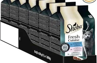 Sheba Portionsbeutel Katzennassfutter Multipack Fresh Cuisine Taste of Tokyo mit Thunfisch und Lachs (6 x 50 g) ab 9,00 € inkl. Prime-Versand (statt 15,00 €)