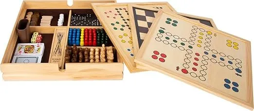 Small Foot Spielesammlung mit 20 klassischen Gesellschaftsspielen in massiver Holzkiste ab sechs Jahren für 30,95 € inkl. Prime-Versand (statt 43,63 €)