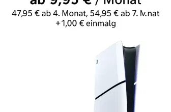 Logitel: Sony PlayStation 5 SLIM – Digital Edition (1TB) + Telekom Magenta Zuhause L Telekom Magenta Zuhause L mit MagentaTV Smart ab 9,95 € / Monat (47,95 € ab 4. Monat, 54,95 € ab 7. Monat)+ 1,00 € einmalig