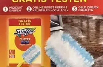 Gratis Testen Swiffer Starter Kit ab 01.10. - Effektive Reinigung mit Swiffer Staubmagnet und Bodenwischer