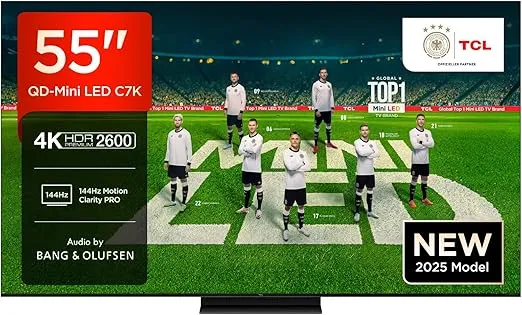 TCL 55C7K QD-Mini LED Fernseher 55 Zoll für 599,00 € inkl. Versand