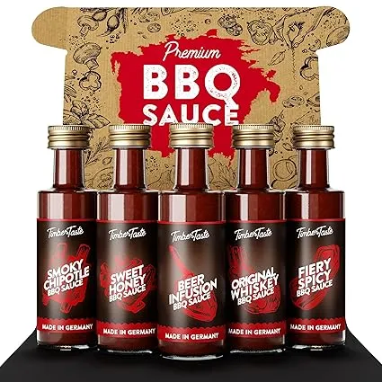 TIMBER TASTE® Chili Sauce Geschenkset (5 x 40 ml) für 5,44 € inkl. Prime-Versand (statt 13,92 €)