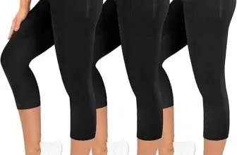 3er Pack Leggings 3/4 mit Taschen (Gr. S bis XXL) für 10,99 € inkl. Prime-Versand (statt 21,00 €)