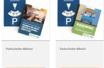 [Userdeal] Gratis Parkscheiben von der Thüringer Landesstelle für Suchtfragen