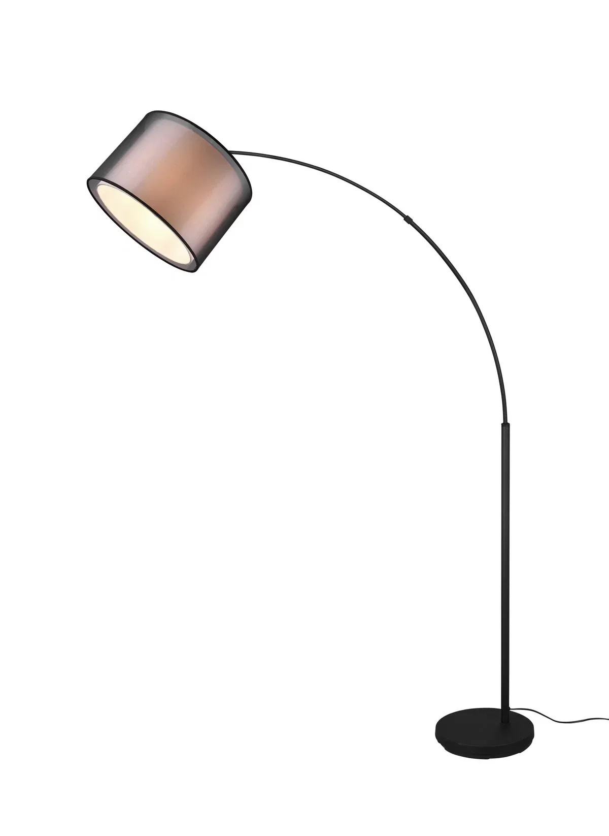 Trio Bogenleuchte Burton (Grau/Schwarz max. 10 Watt) für 45,99 € inkl. Versand