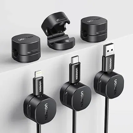 UGREEEN 6 Stück Kabelhalter Kabelclips (Magnetische Selbstklebende Kabel Organizer) für 6,82 € inkl. Prime-Versand (statt 9,99 €)