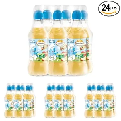 Pfandfehler 🚨 Valensina Kids Schlümpfe Apfel Zitrone (6 x 330 ml – Packung mit 4) für 14,28 € inkl. Prime-Versand – effektiv 8,28 € (statt 26,60 €)