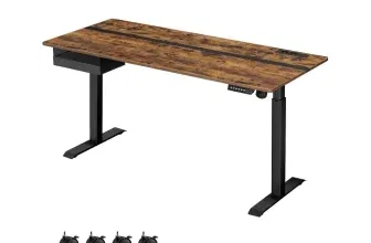 Vasagle Schreibtisch höhenverstellbar LSD116X01 für 134,99 € inkl. Versand (statt 199,99 €)