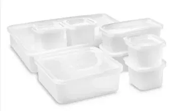 8teiliges Vorratsdosenset Fridge in Weiß für 3€ bei Abholung im Mömax (statt 13€)