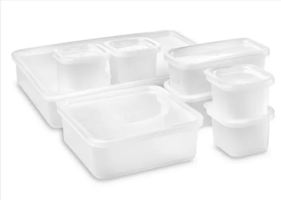 8teiliges Vorratsdosenset Fridge in Weiß für 3€ bei Abholung im Mömax (statt 13€)