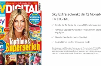 TV DIGITAL 1 Jahr kostenlos [Sky Kunden – Kündigung nötig]