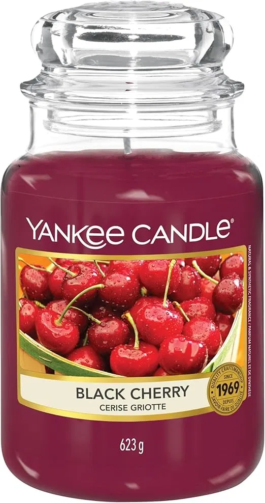 Yankee Candle Duftkerze im Glas Black Cherry Kerze ab 23,17 € inkl. Prime-Versand