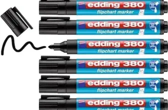 edding 380 Flipchart-Marker - schwarz - 10 Stifte - Rundspitze 1 5-3 mm für 4,20 € inkl. Prime-Versand (statt 12,00 €)