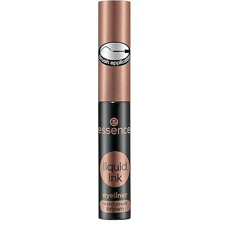 essence cosmetics liquid ink eyeliner waterproof brown Eye Liner Pinselapplikator wasserfest Nr. 02 Ash brown braun definierend langanhaltend farbintensiv wasserfest vegan ohne Parfuem Schnäppchen, Deals Und Rabattcodes Des Tages - Essence Cosmetics Liquid Ink Eyeliner Waterproof Brown