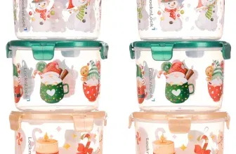 LocknLock 6 Frischhaltedosen Rund mit Weihnachtsmotiven (je 1,3L Volumen) ab 15,94 € inkl. Versand (statt 28,99 €) NEUKUNDEN