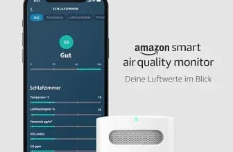 Amazon Smart Air Quality Monitor (Neueste Generation) – Smartes Luftqualitätsmessgerät von Amazon für 39,99 € inkl. Prime-Versand (statt 55,00 €)