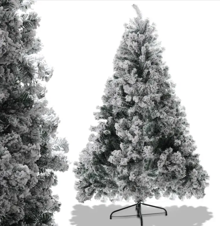 Künstlicher Weihnachtsbaum mit Schnee 120cm mit Metallständer (120cm mit Metallständer, 340 Spitzen) für 21,69 € inkl. Prime-Versand (statt 30,99 €)