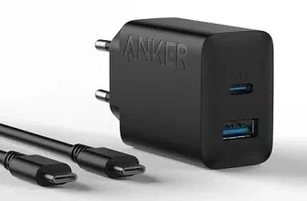 Anker 20W USB C Ladegerät iPad Netzteil USB-Schnellladenetzteil (150cm USB-C Kabel) für 9,99 € inkl. Prime-Versand (statt 15,00 €)