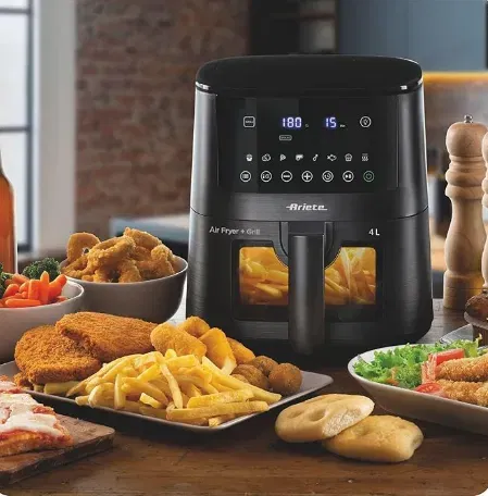 Ariete 4633 Heißluftfritteuse 1400 W Fassungsvermögen 9 Programme Shake- und Grillfunktion (4 L) für 40,12 € inkl. Prime-Versand (statt 70,00 €)