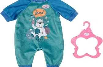 BABY born Puppenstrampler in Blau für 43 cm Puppen 833629 für 7,19 € inkl. Prime-Versand
